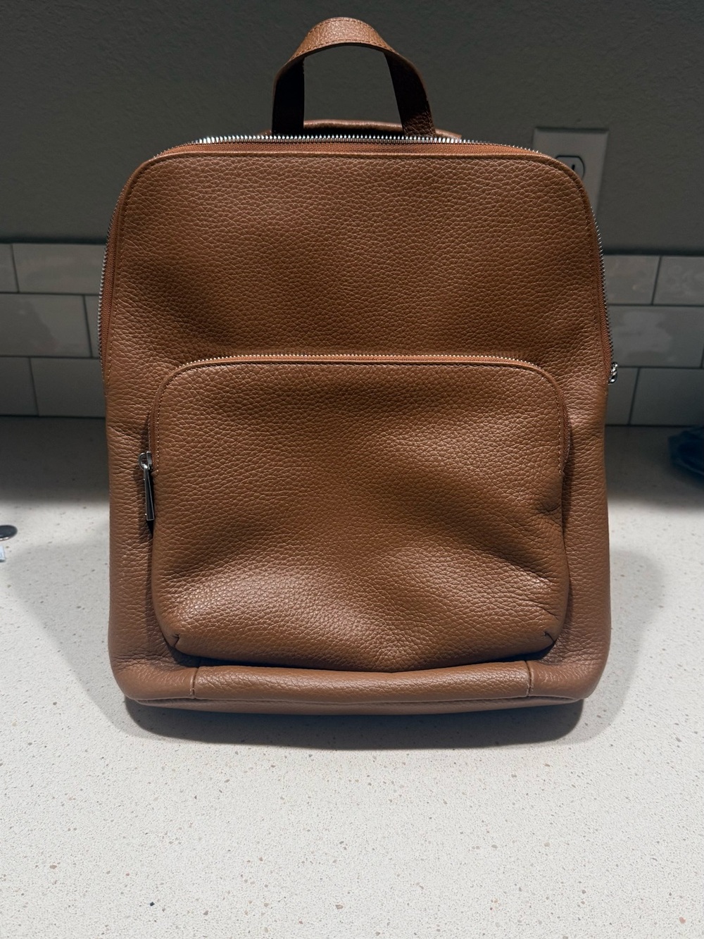 Quince Italian Leather Convertible Backpack